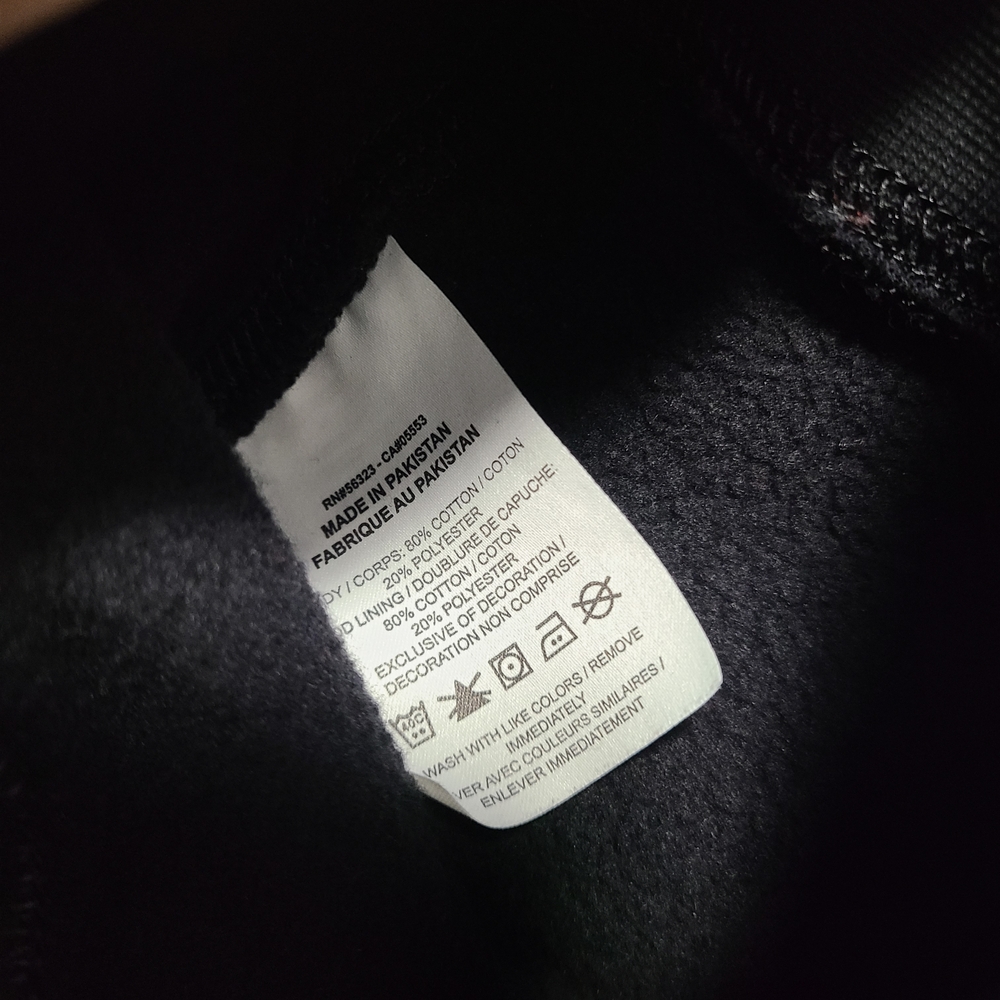 Nike Men's Hoodie in Black FLAW HOLE IN FRONT SZ‎ M - Picture 6 of 9